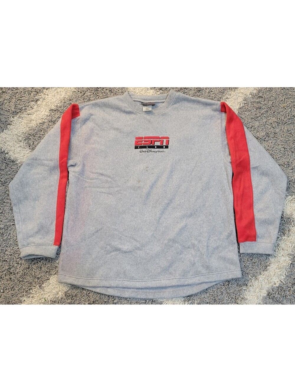ESPN Club Walt Disney World Fleece Pullover Sweatshirt ESPN Zone Size Large